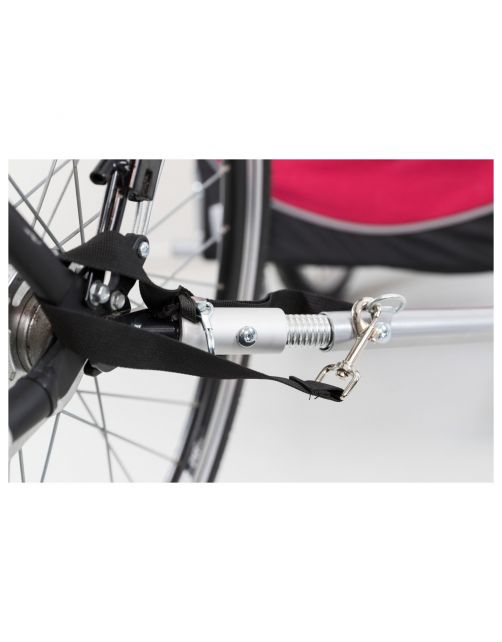 Trixie Fietskar - Hondenfietskar - 63x68x75\/137 cm Zwart Rood Tot 22 Kg Medium