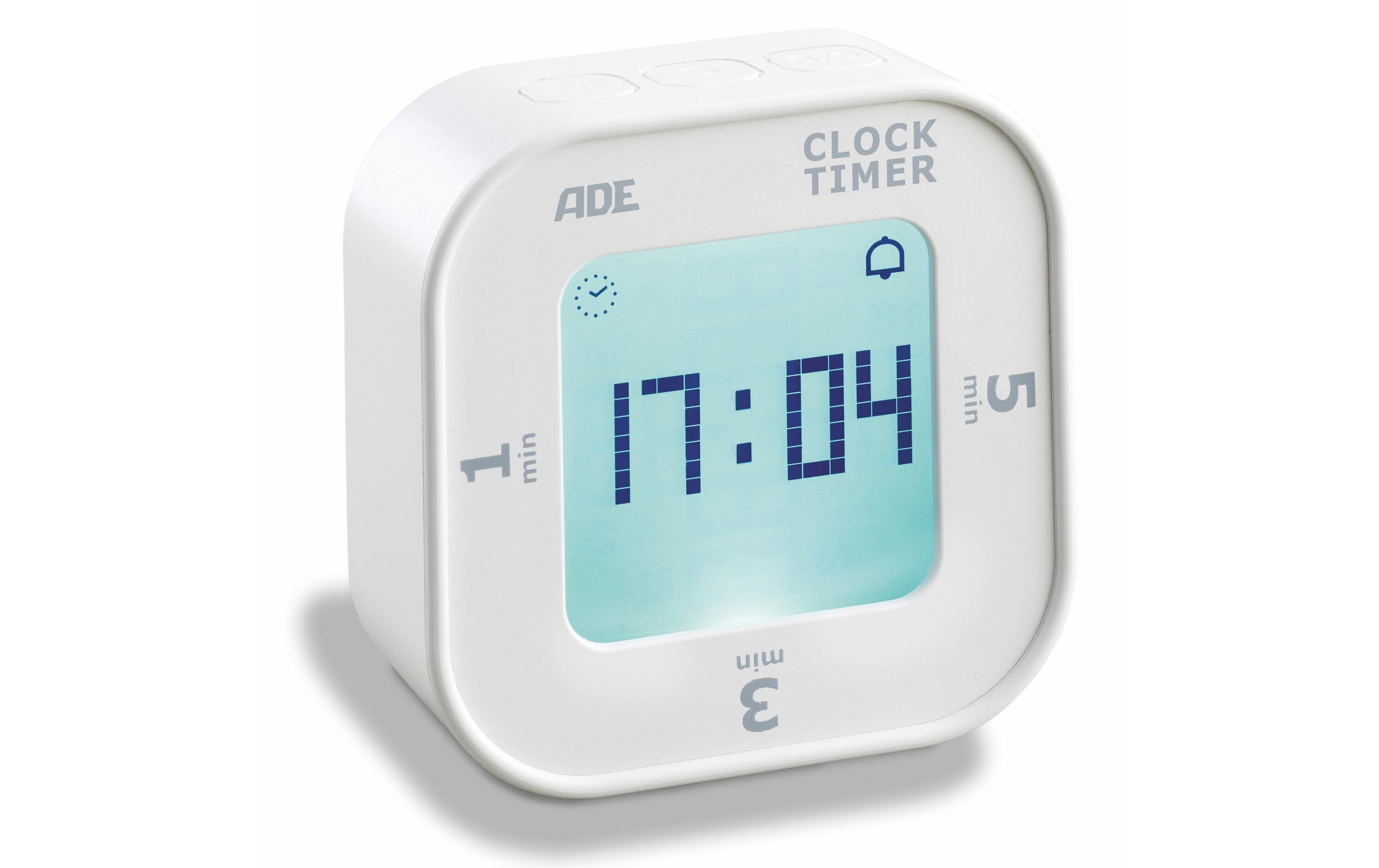 Küchentimer WeissDigitaler Küchentimer mit Kipp-Start