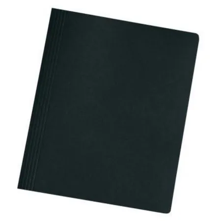 Herlitz Schnellhefter gefaltet, schwarz intensiv, A4
