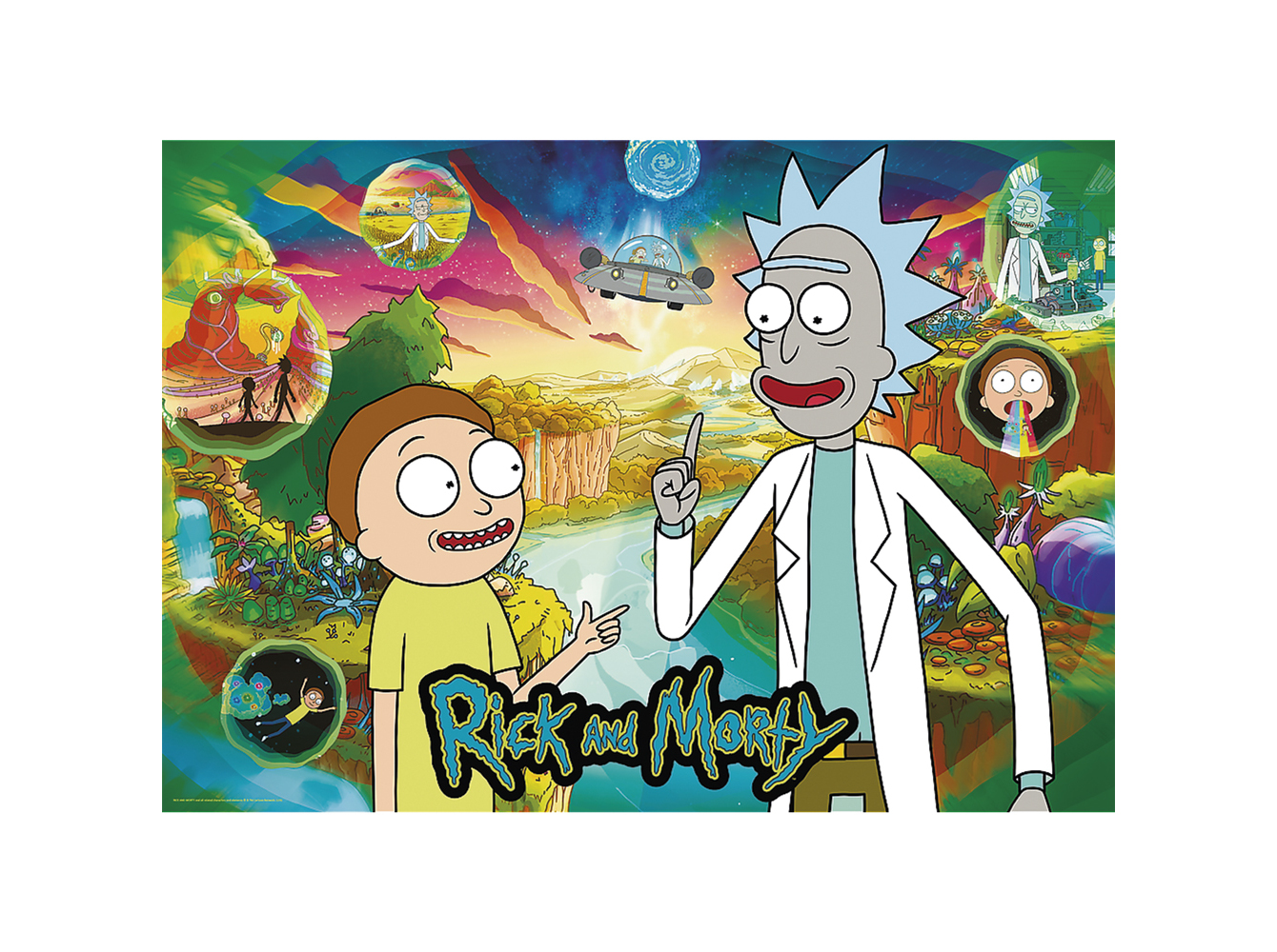 PUZZLE RICK&MORTY TREFL 1000 PEÇAS