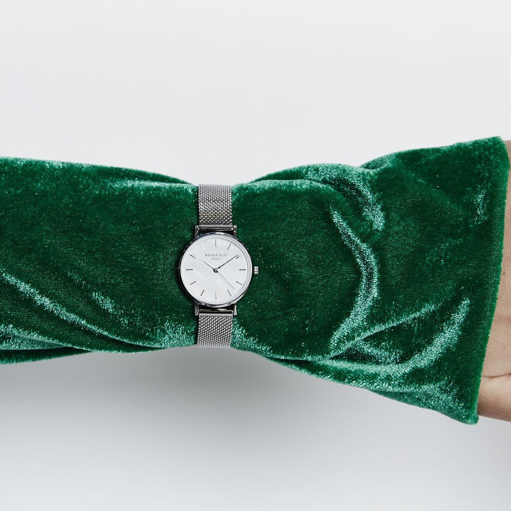 Montre Rosefield The Small Edit Blanc