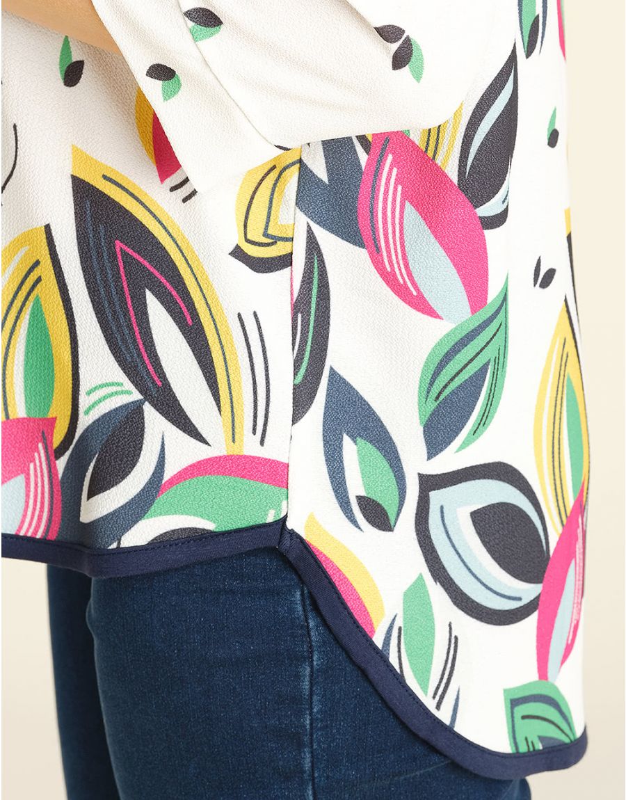 Blouse large écrue