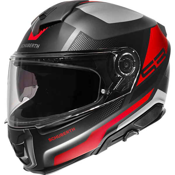 Schuberth - Casque S3 Daytona Noir Mat / Gris / Rouge