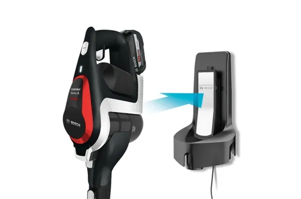 Bosch Unlimited Serie | 8 ProPower BSS81POW1 - Støvsuger - pind/håndholdt (2-i-1) - uden pose - ledningsfri - sort