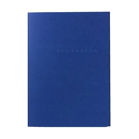 Herlitz Karton-Bewerbungsmappe A4 3tlg.blau