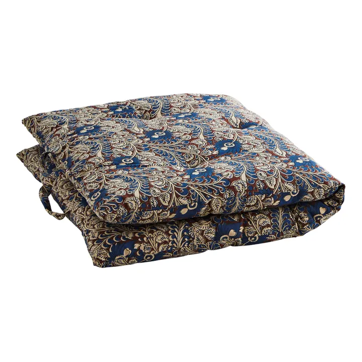 Madam Stoltz Matelas de sol imprimé | Bleu roi