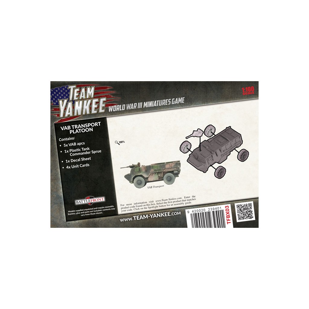 Team Yankee - French VAB Transport Platoon