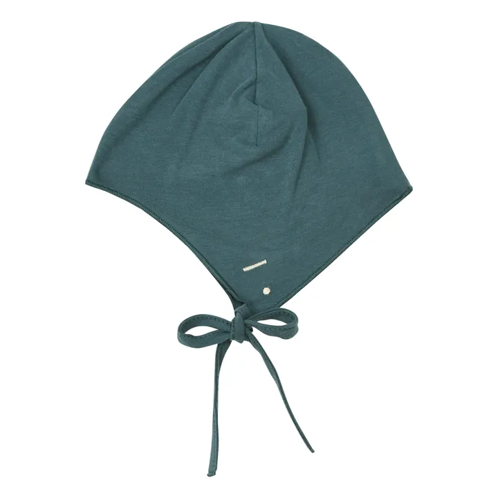 Gray Label Bonnet Naissance Coton Bio | Bleu gris