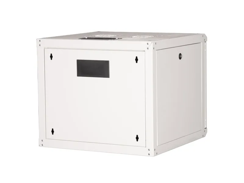 ROLINE 26.21.0003, Vægmonteret stativ, 9U, Nøglelås, Rack skinner, 12,2 kg, Grå