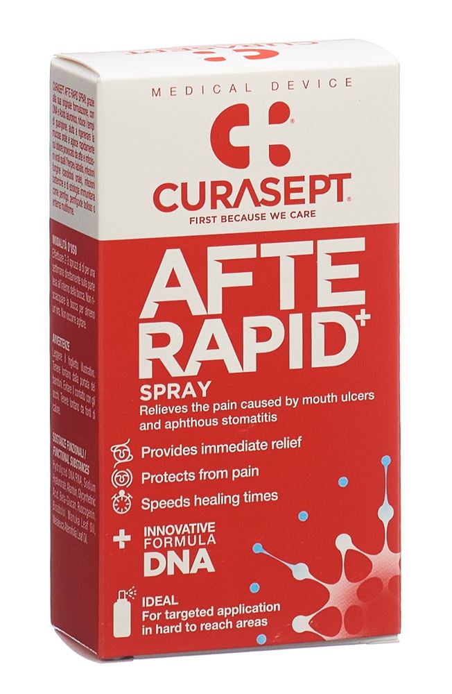 CURASEPT AFTE RAPID DNA Spray Spray englisch/italienisch Spr 15 ml