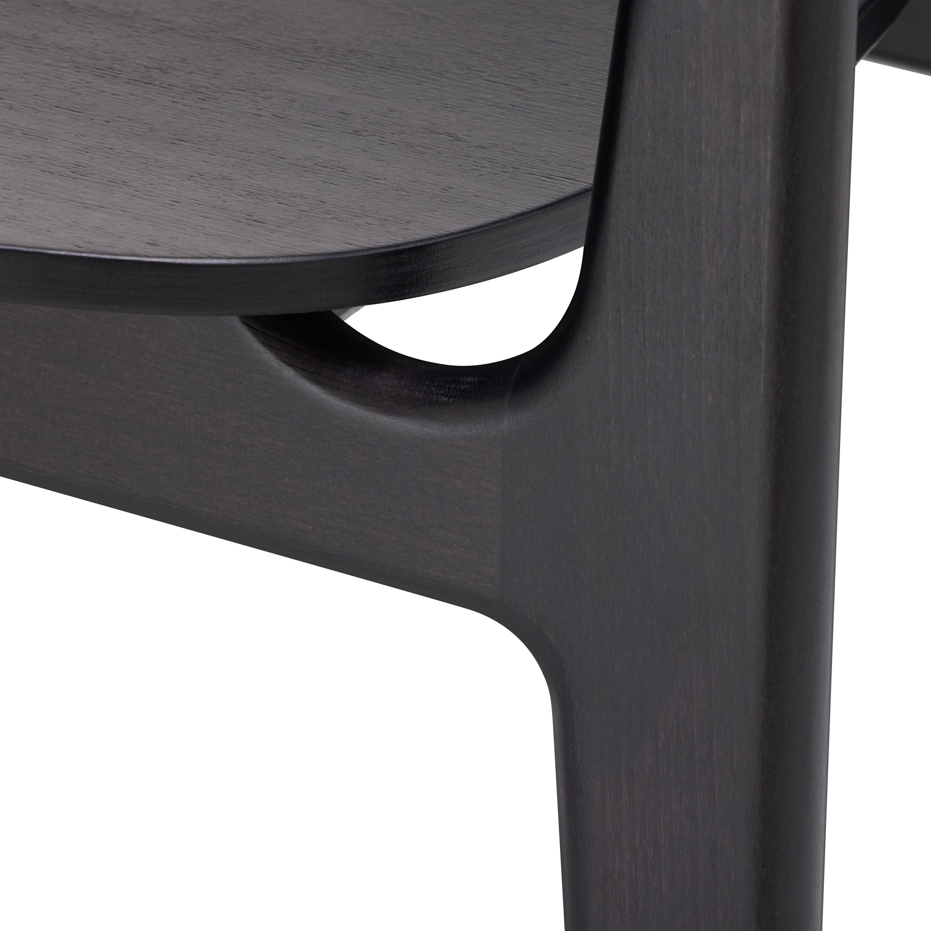 BISTRELLI Stuhl - Schwarz / B: 44.0 cm x T: 50.0 cm x H: 82.0 cm