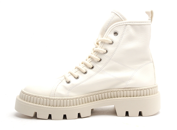 Alpe boots bottine plates femme 2307 blanc