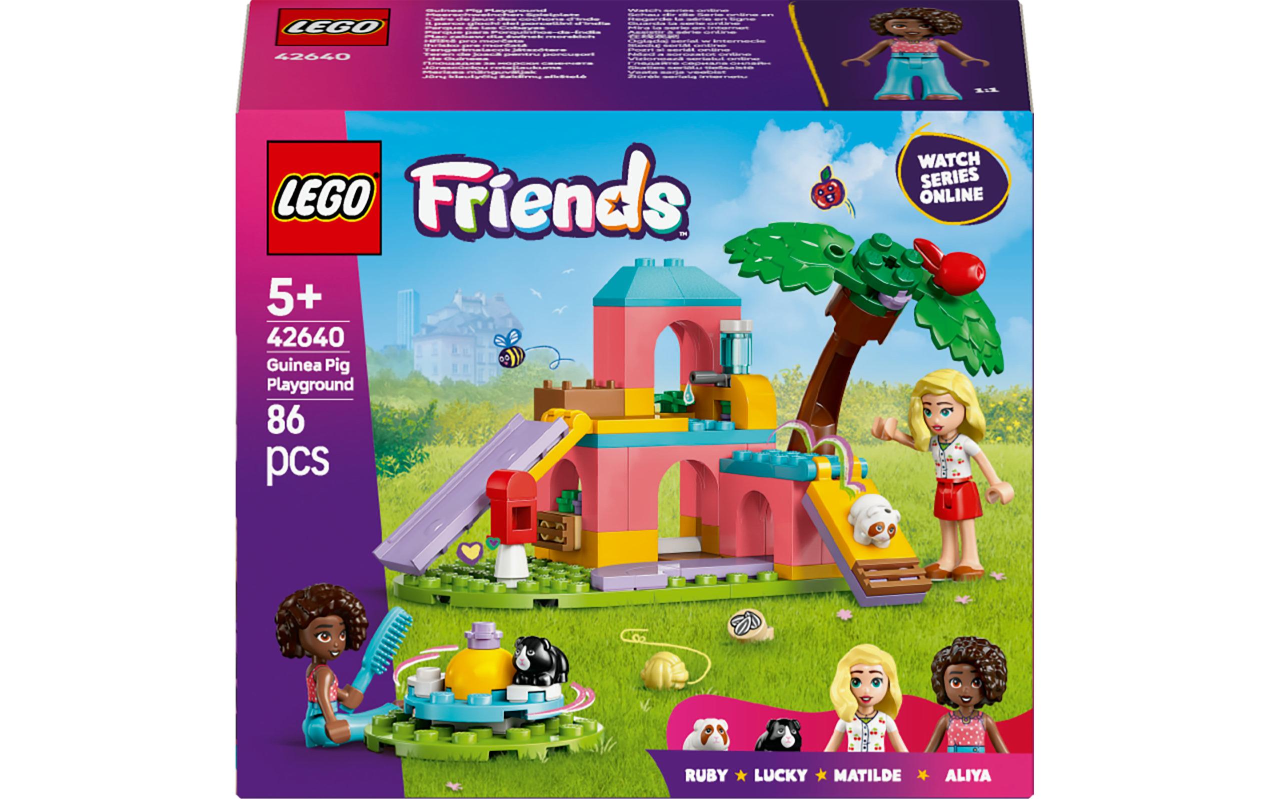 Friends Meerschweinchen Spielplatz 42640Spielplatz mit Rutsche und Karussell
