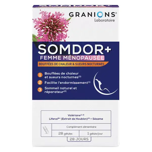 Granions Somdor+ Menopausa Feminina 28 cápsulas