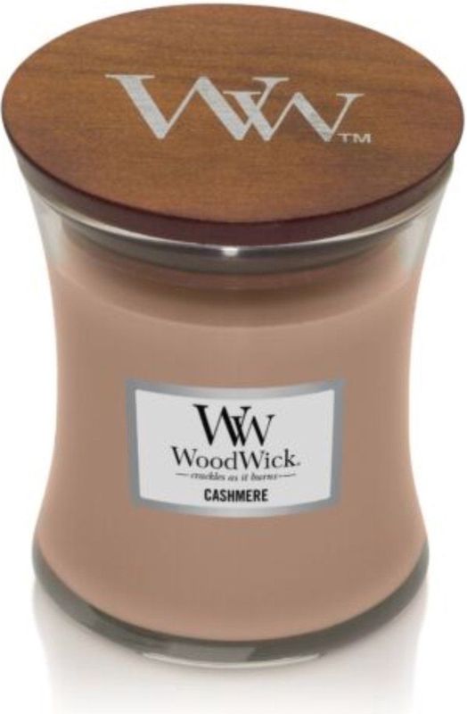 WoodWick Geurkaars Medium - Cashmere