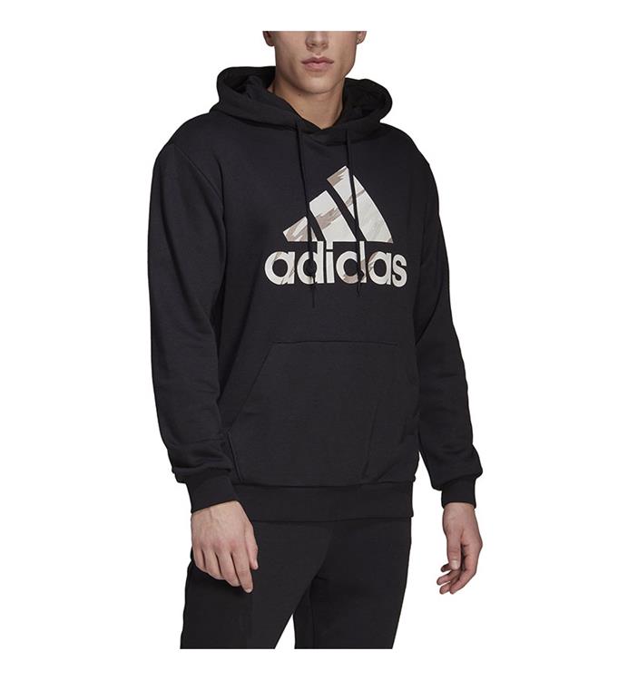 adidas Men Essentials French Terry Camo-Print Hoodie