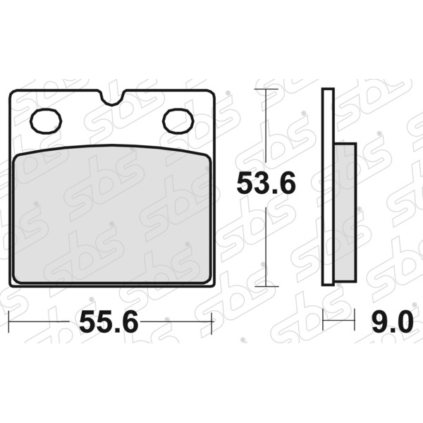 SBS - Plaquettes de frein 506 LS
