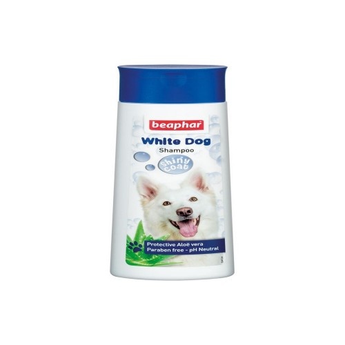 Shampoo Beaphar White para Cães de Pelagem Branca
