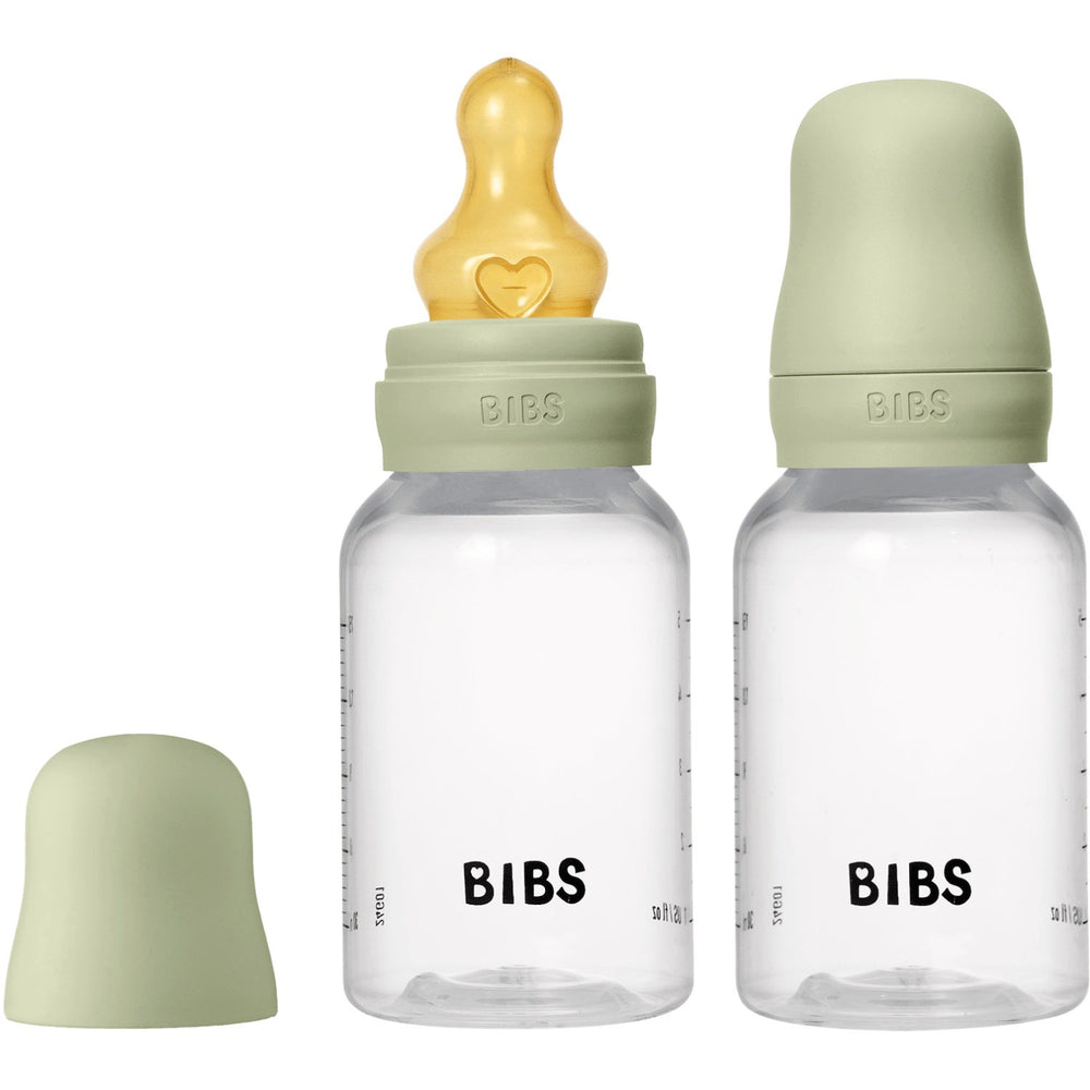 Køb Bibs Sage Baby Flaske Round Latex 2-Pak 150 Ml Slow Flow