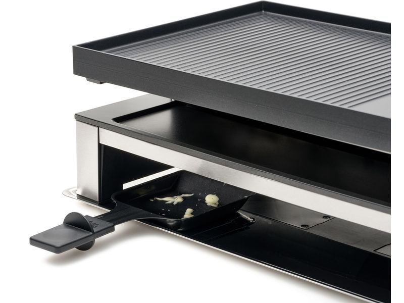 Solis Racletteofen 3 in 1 Grill 10 Personen Raclettegrill mit 1500 W Leistung