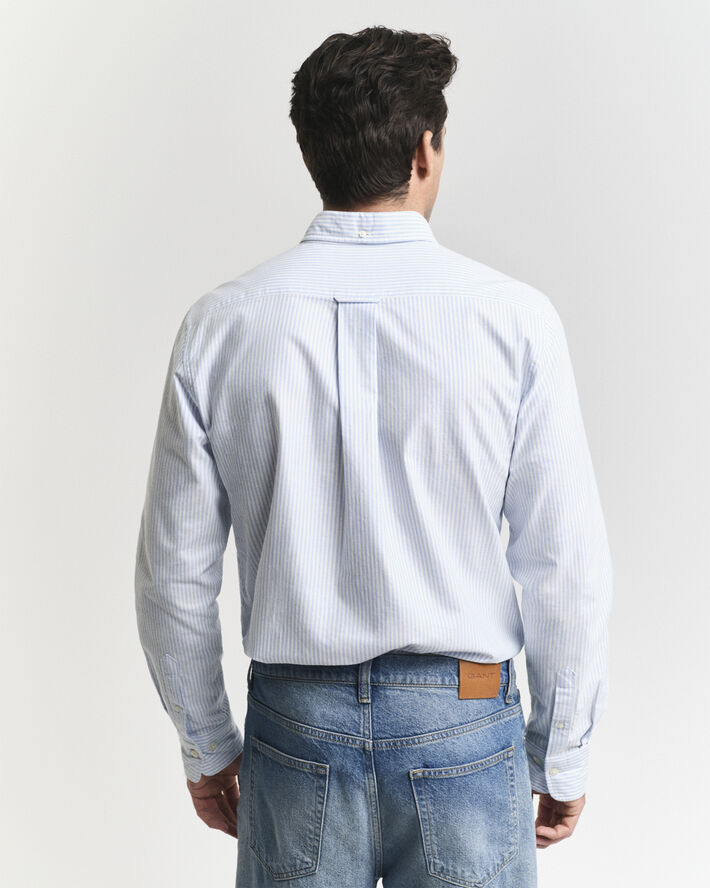 Gant REG CLASSIC OXFORD STRIPE SHIRT Light blue