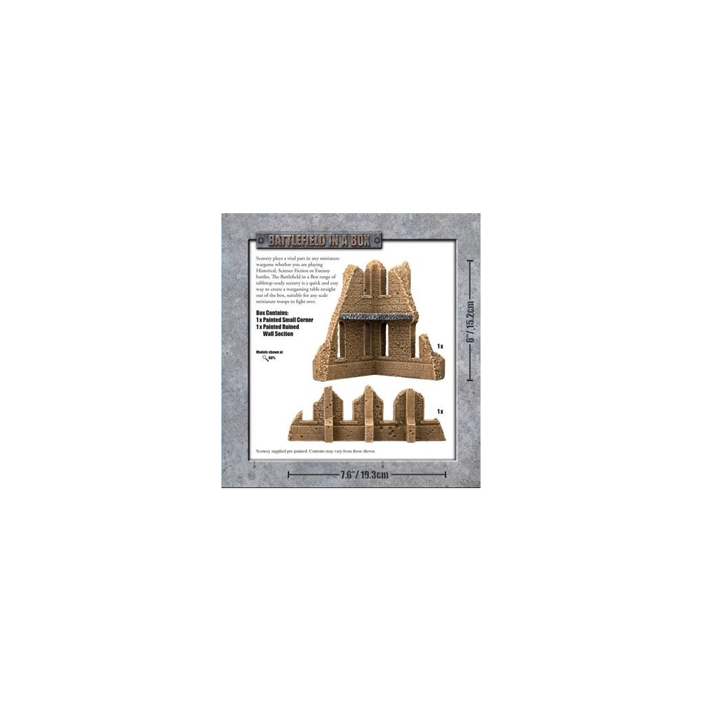 Battlefield in a Box: Sandstone - Small Corner