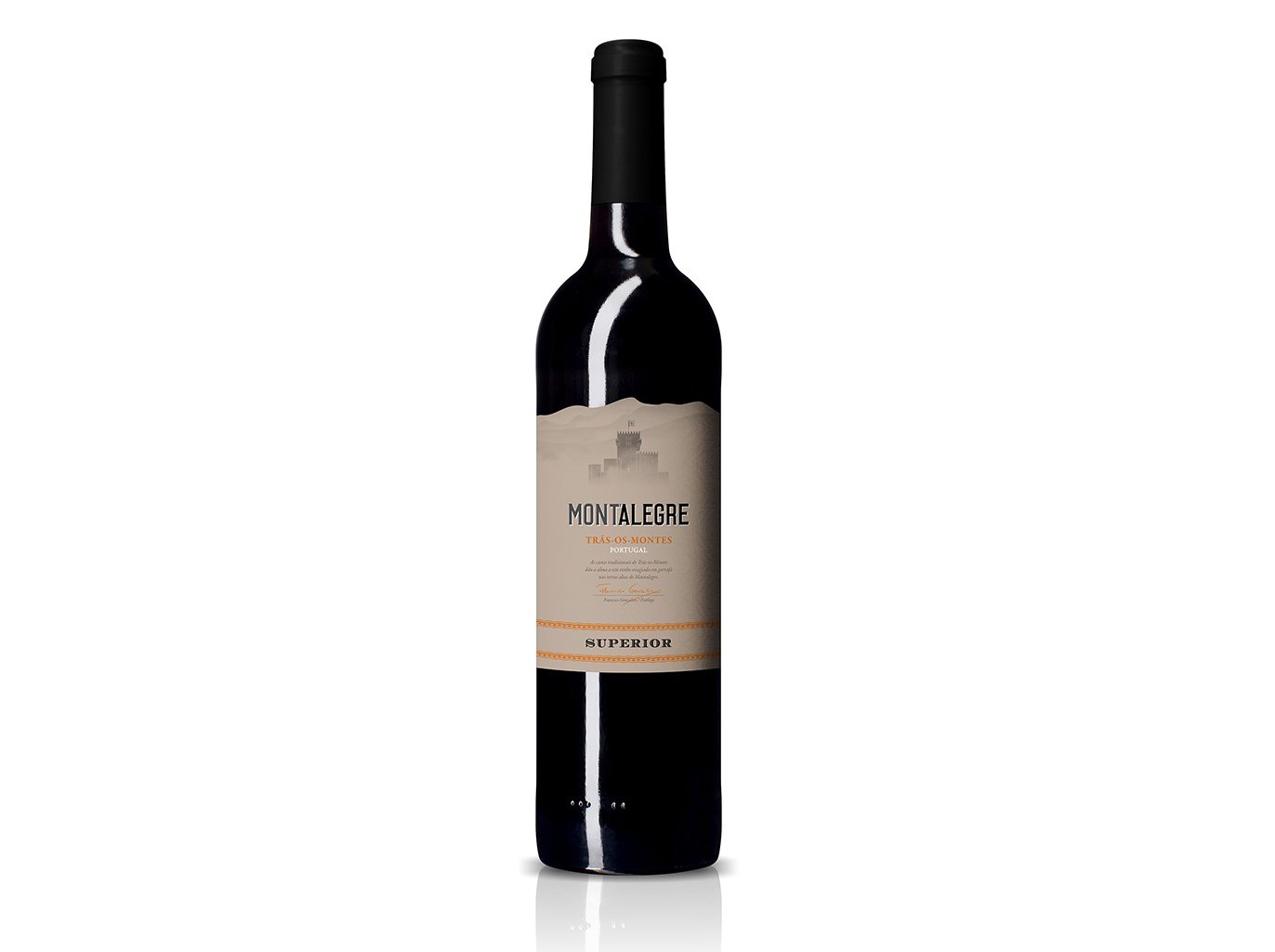 VINHO TINTO MONT'ALEGRE SUPERIOR TRÁS OS MONTES 0.75L