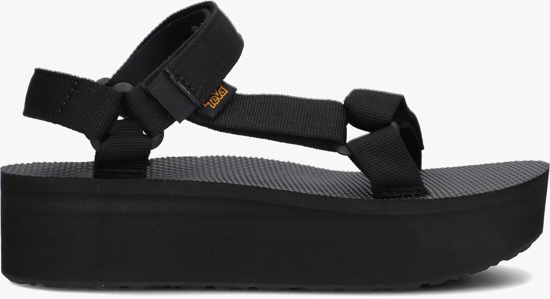 TEVA zwarte teva sandalen w flatform universal