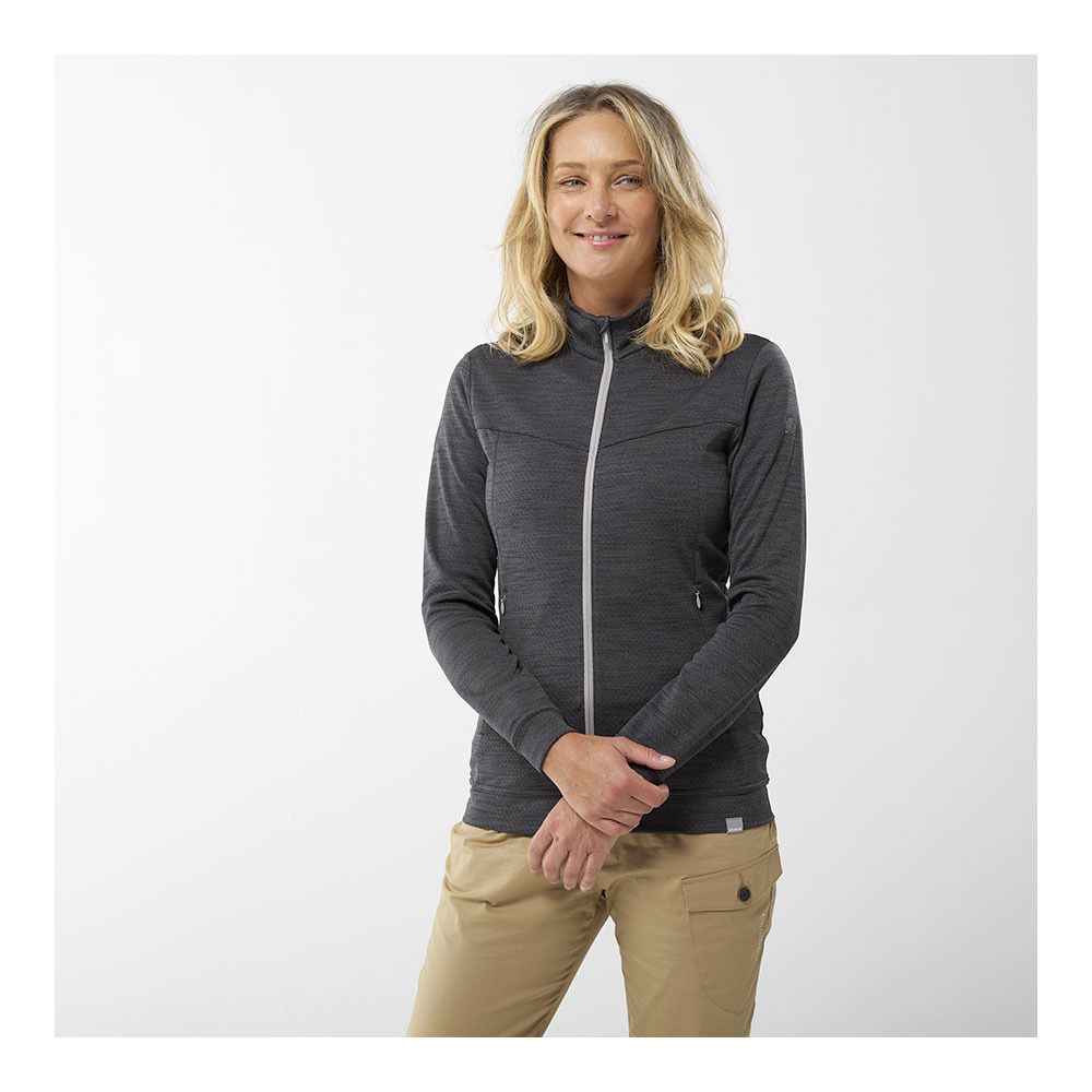 Lafuma SKIM SHIELD F-ZIP - Polaire Femme anthracite grey