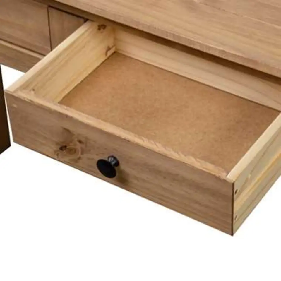 vidaXL - Wandtafel - Bruin - Grenenhout