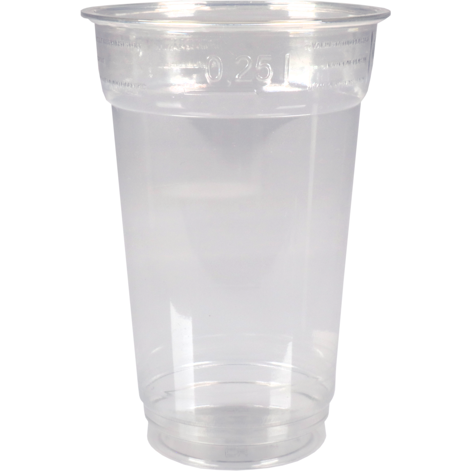Depa Glas, bierglas, gerecycled PET, 250ml, 114.9mm, transparant