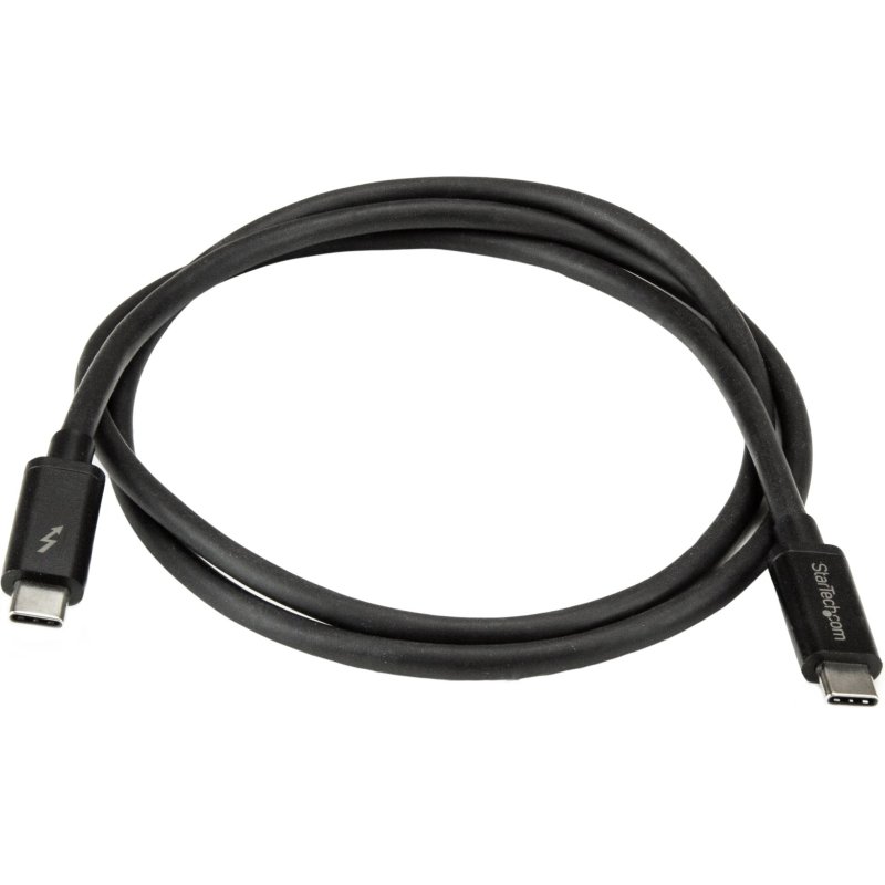 StarTech.com Câble Thunderbolt 3 (20 Gb/s) USB-C de 1 m - Compatible Thunderbolt, USB et DisplayPort - M/M