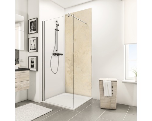 SCHULTE DecoDesign ExpressPlus douchewandpaneel, steenlook kalksteen, 255 x 150 cm, EP1901525 604