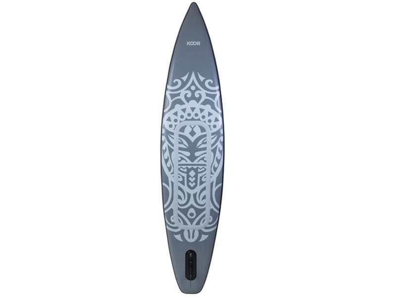 KOOR SUP Board Moolaka 11'6 mit Doppelkammersystem Kippstabiles Touring Stand-up-Paddling-Board mit Doppelkammersystem