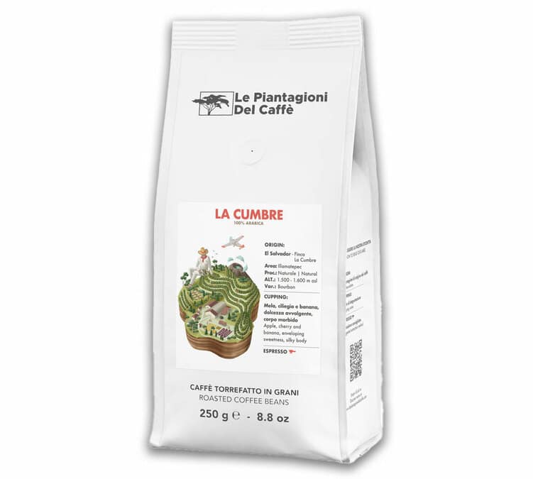 250 g- Café en grain La Cumbre - LE PIANTAGIONI DEL CAFFE