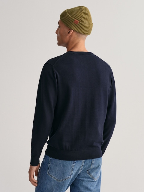 Navy Blue Crew Neck Sweatshirt