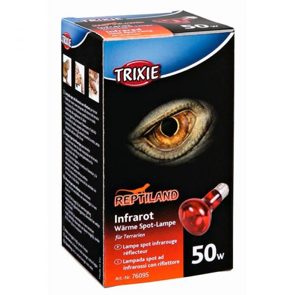Trixie Reptiland Infrared Heat Spot-lamp, Red 50W