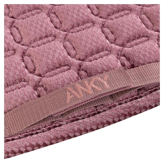 Zadeldek ANKY Check Velvet Dressuur Donkerroze