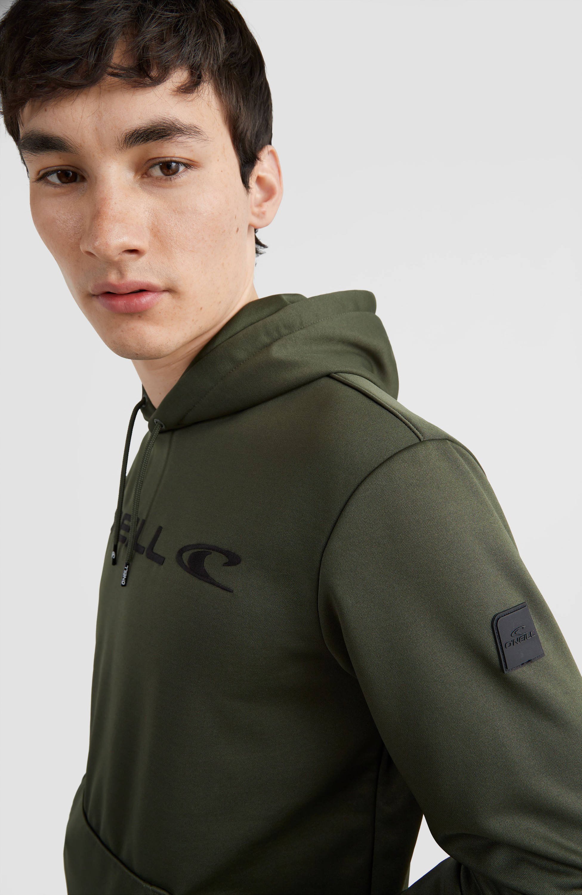 O'Neill hoodie Rutile met logo donkergroen
