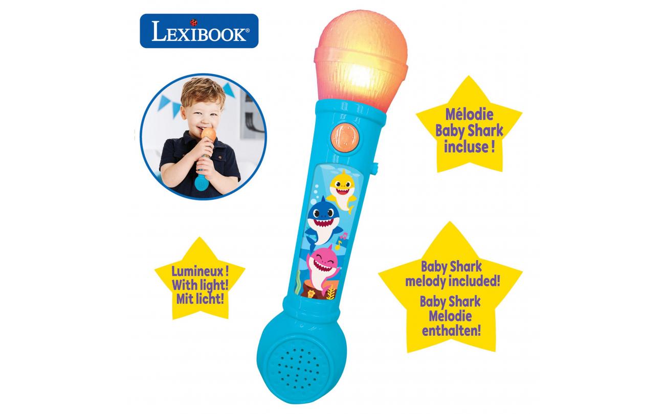 Baby Shark microfoon met licht en het liedje