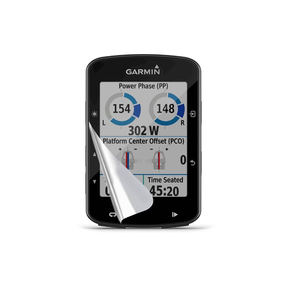2-Pak Skjermbeskytter PET film Garmin Edge 520 Plus