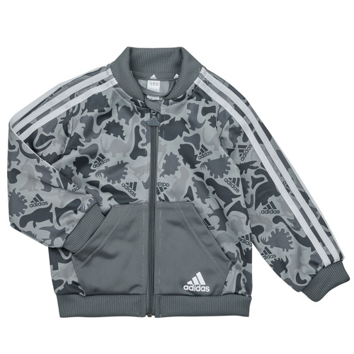 Adidas Sportswear - AOP SHINY TS - Gris / Blanc