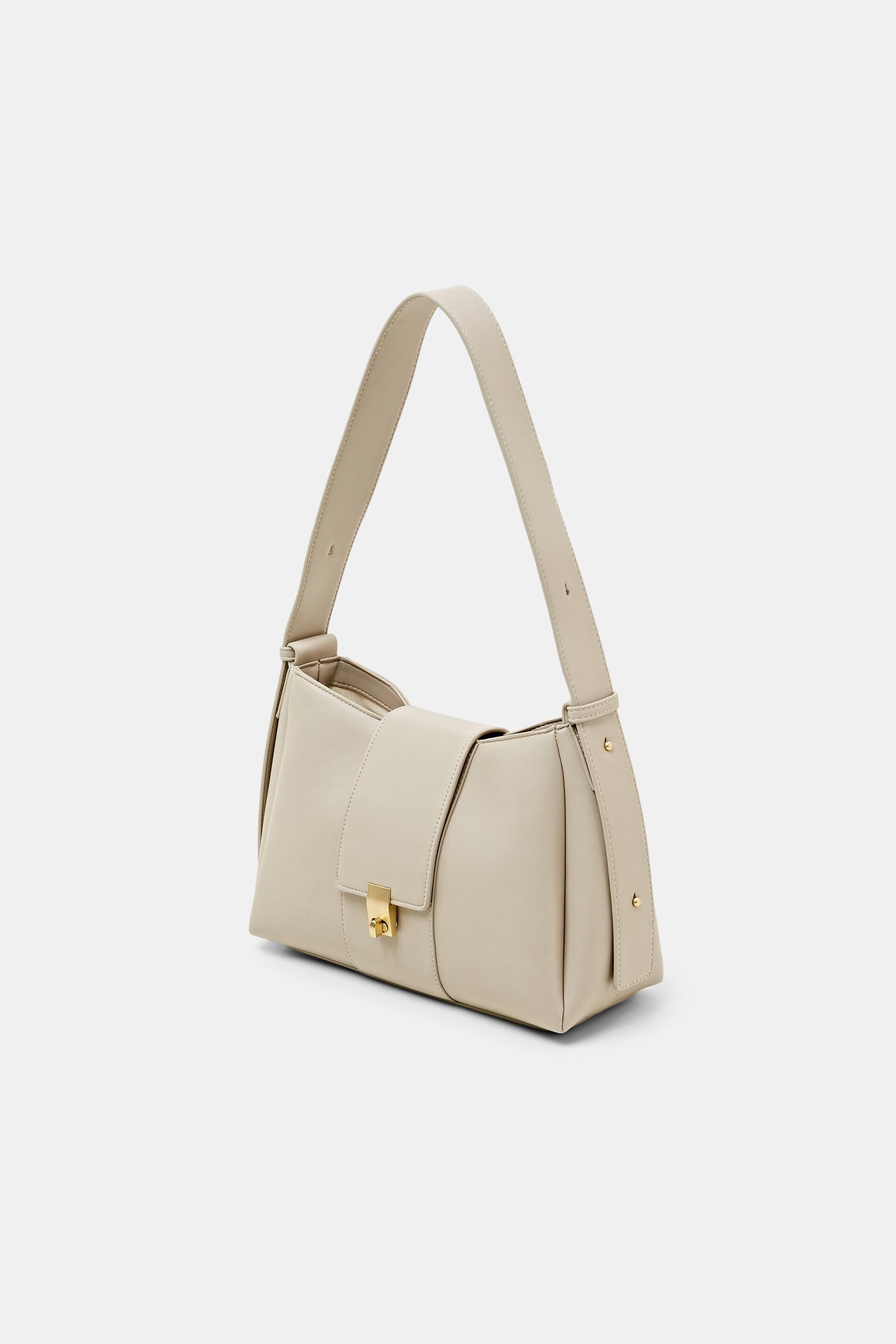 Sac bandoulière à fermoir tourniquet