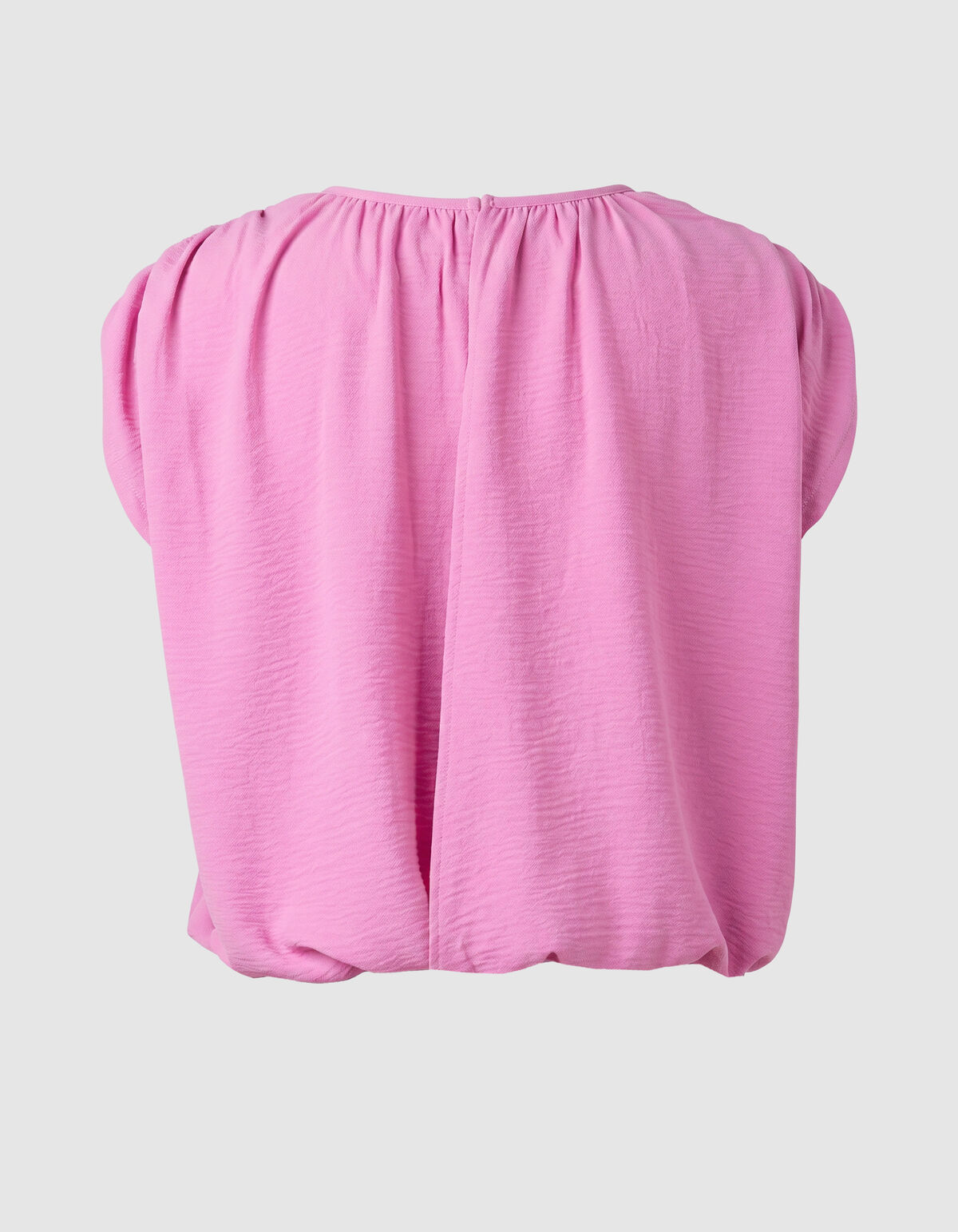 Cropped Twist Top Roze