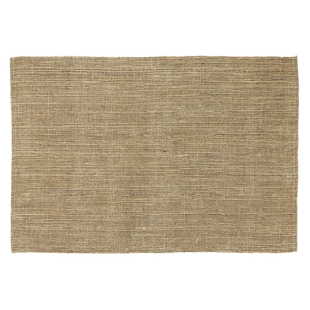 Tapis rectangulaire en jute naturel 100x150 cm