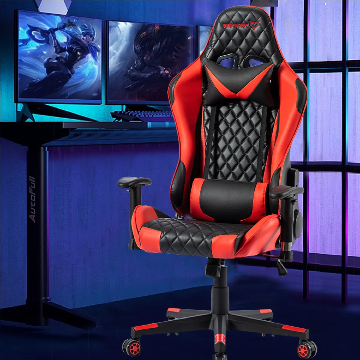 Foxsport Fauteuil Gaming - Rouge