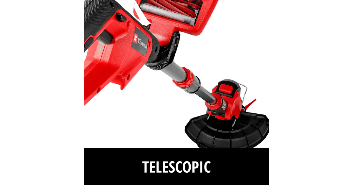 EINHELLGE-CT 18/25 Li-Solo Accu Grastrimmer  (Rood/zwart, Accu en oplader niet inbegrepen)