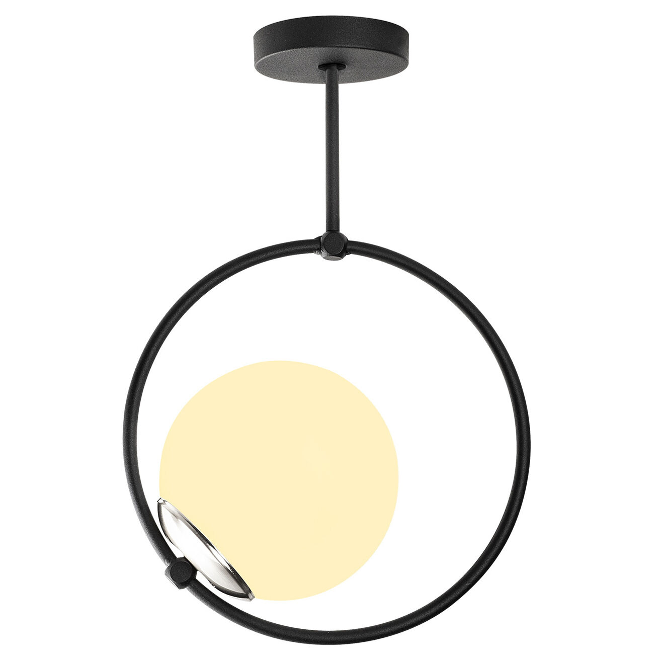 Opviq Suspension Dolunay noir/blanc - 26x15x39 cm