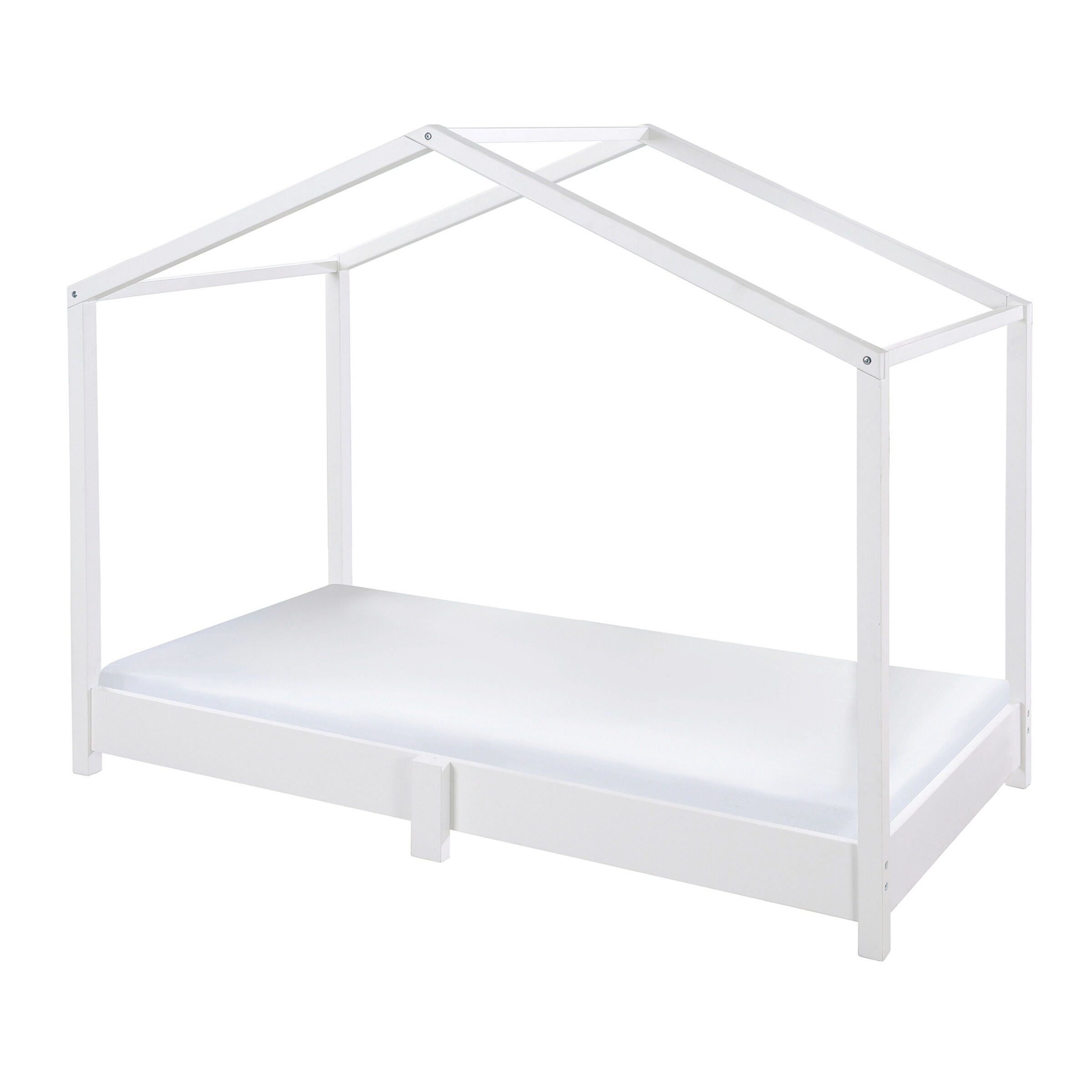 roba Hausbett 70 x 140 cm, Bodenbett weiß
