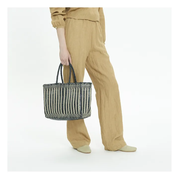 Dragon Diffusion Panier Bali Bicolore Large | Noir